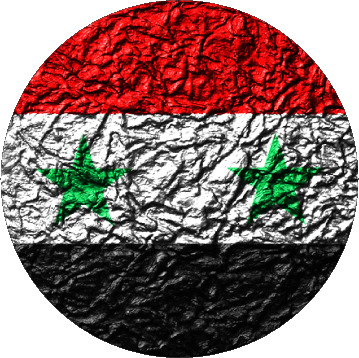 Tondo Siria Asia Bandiere 