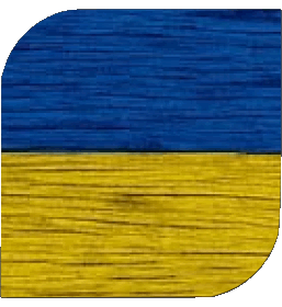 Square Ukraine Europe Flags 