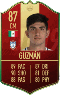 Víctor Guzmán Mexiko F I F A - Karten Spieler Videospiele 