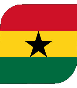Diverso Ghana África Banderas 