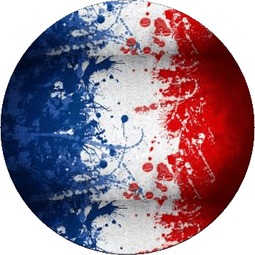 Tondo Nazionale Francia Bandiere 