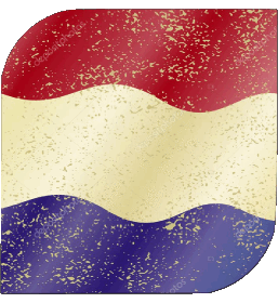 Square Netherlands Europe Flags 