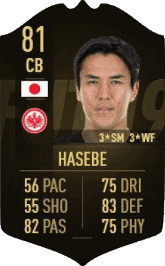 Makoto Hasebe Giappone F I F A - Giocatori carte Videogiochi Multimedia 
