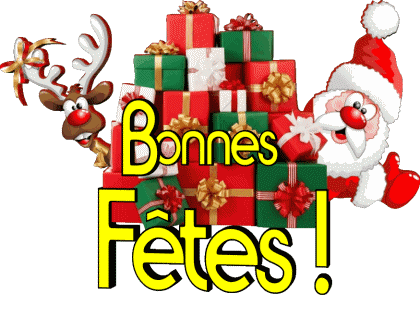 Serie 13 Bonnes Fêtes (Noël) French Messages 