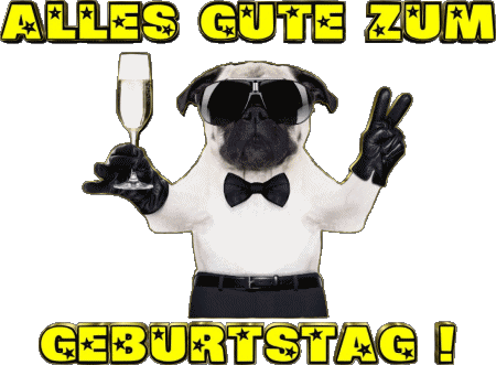 001 Tiere Alles Gute zum Geburtstag Alemán Mensajes 