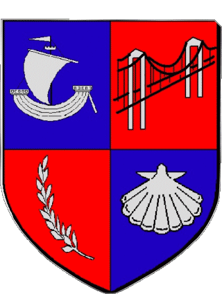 Wappen-Wappen LORMONT 33 Abteilungen - Städte Frankreich Fahnen 