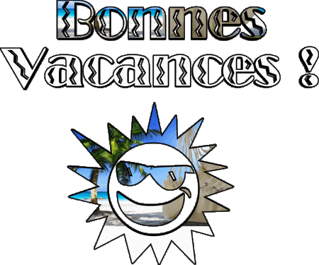 04 Transparent Background Bonnes Vacances French Messages 