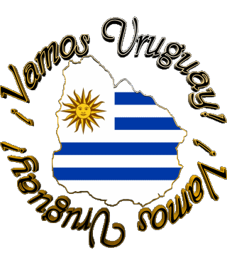 Bandera Vamos Uruguay Spanish Messages 