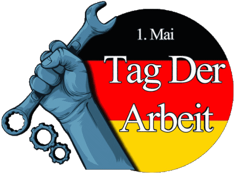 Tag Der Arbeit - Deutschland 1. Mai German Messages 