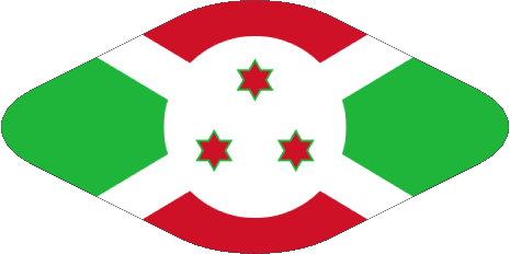 Diverso Burundi África Banderas 