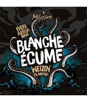 Blanche Ecume-Blanche Ecume Mélusine Frankreich Bier Getränke 