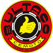 Logo Bultaco MOTORRÄDER Transport 