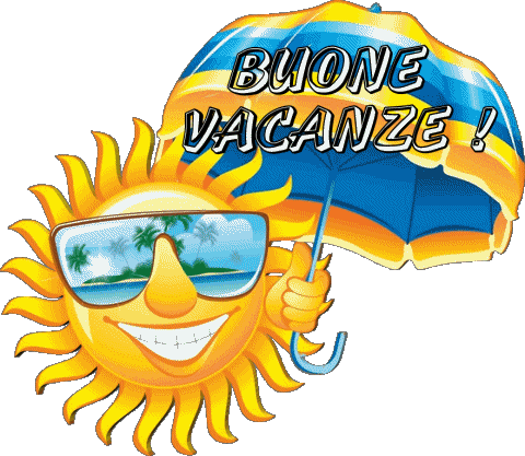 15 Sfondo trasparente Buone Vacanze Italiano Messagi 