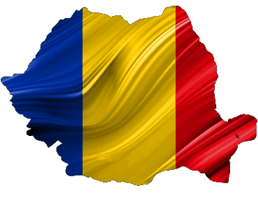 Map Romania Europe Flags 