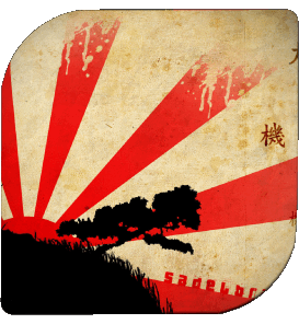 Platz Japan Asien Fahnen 