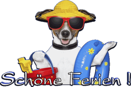 03 Fond Transparent Schöne Ferien Allemand Messages 