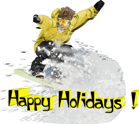 Serie 04 Happy Holidays Winter Inglese Messagi 