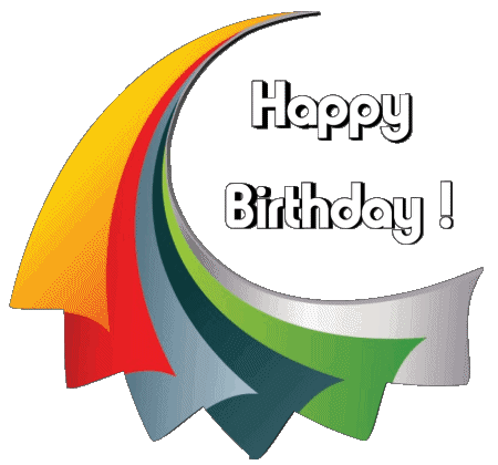 019 Fond Transparent Abstract - Geometric Happy Birthday Anglais Messages 