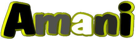 Amani A FEMENINO - Magreb Musulmán Nombre 