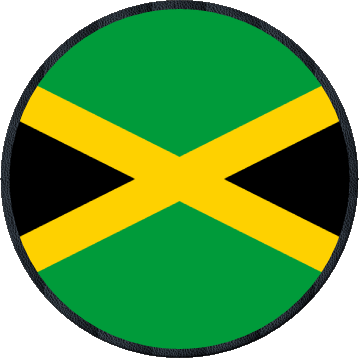 Rond Jamaïque Amériques Drapeaux 