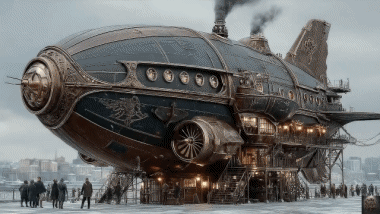 Epic Steampunk Vehicule A.I Mezcla Humor - Fun 