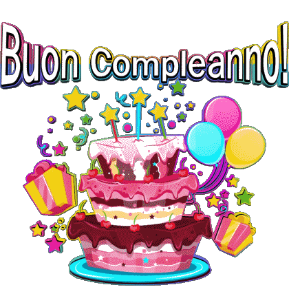 003 Dolci Buon Compleanno Italiano Messagi 