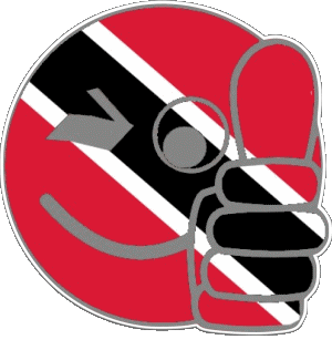 Smiley - OK Trinité et Tobago Amériques Drapeaux 