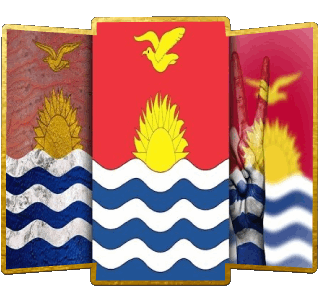 Diverso Kiribati Oceanía Banderas 
