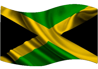 Rectangle Jamaïque Amériques Drapeaux 