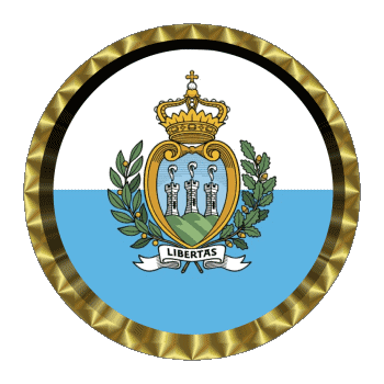 Rotondo - Anelli San Marino Europa Bandiere 