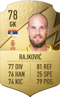 Predrag Rajkovic Serbia F I F A - Jugadores  cartas Vídeo Juegos Multimedia 