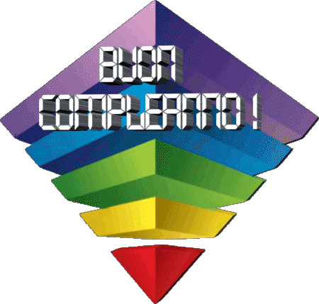 010 Transparent Background Astratto - Geometrico Buon Compleanno Italian Messages 