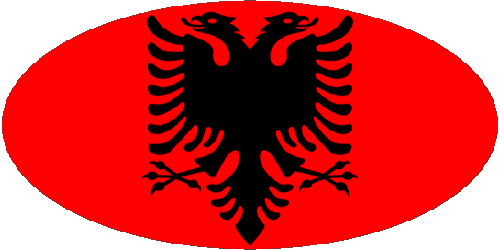 Various Albania Europe Flags 