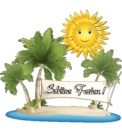 21 Transparent Background Schöne Ferien German Messages 