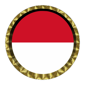 Round - Rings Monaco Europe Flags 