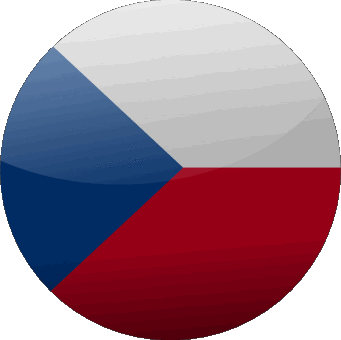 Rond Tchéquie Europe Drapeaux 