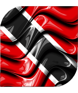 Platz Trinité et Tobago Amerika Fahnen 