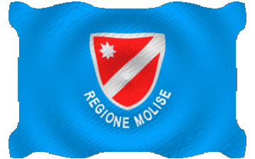 Waving Molise Italy Europe Flags 