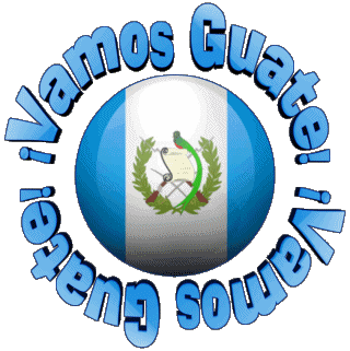 Bandera Vamos Guate Español Mensajes 