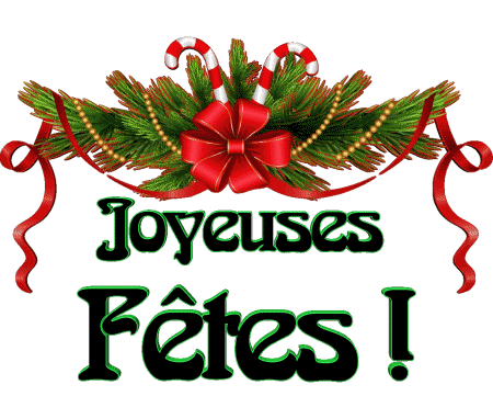 Serie 08 Joyeuses Fêtes (Noël) Francese Messagi 