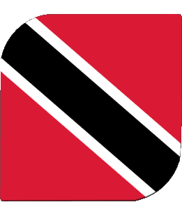 Square Trinité et Tobago America Flags 
