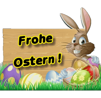 04 Frohe Ostern Tedesco Messagi 