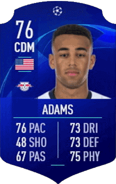Tyler Adams U S A F I F A - Joueurs Cartes Jeux Vidéo Multi Média 