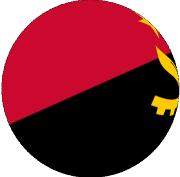 Esfera - Cubo Angola África Banderas 