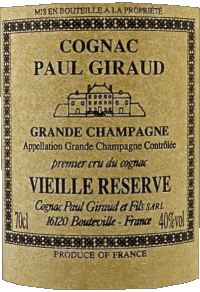 Paul Giraud Cognac Boissons 