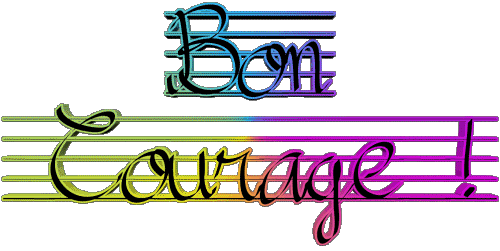 01 Bon Courage French Messages 