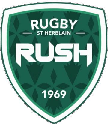 Rush - Saint Herblain Dept 44 Rugby Club France Logo Sports 