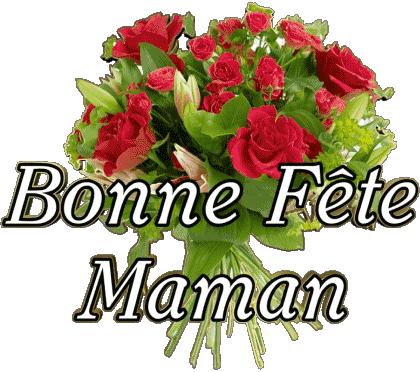 04 Bonne Fête Maman Französisch Nachrichten 
