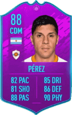 Enzo Pérez Argentina F I F A - Card Players Video Games Multi Media 