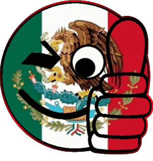 Faccina - OK Messico America Bandiere 